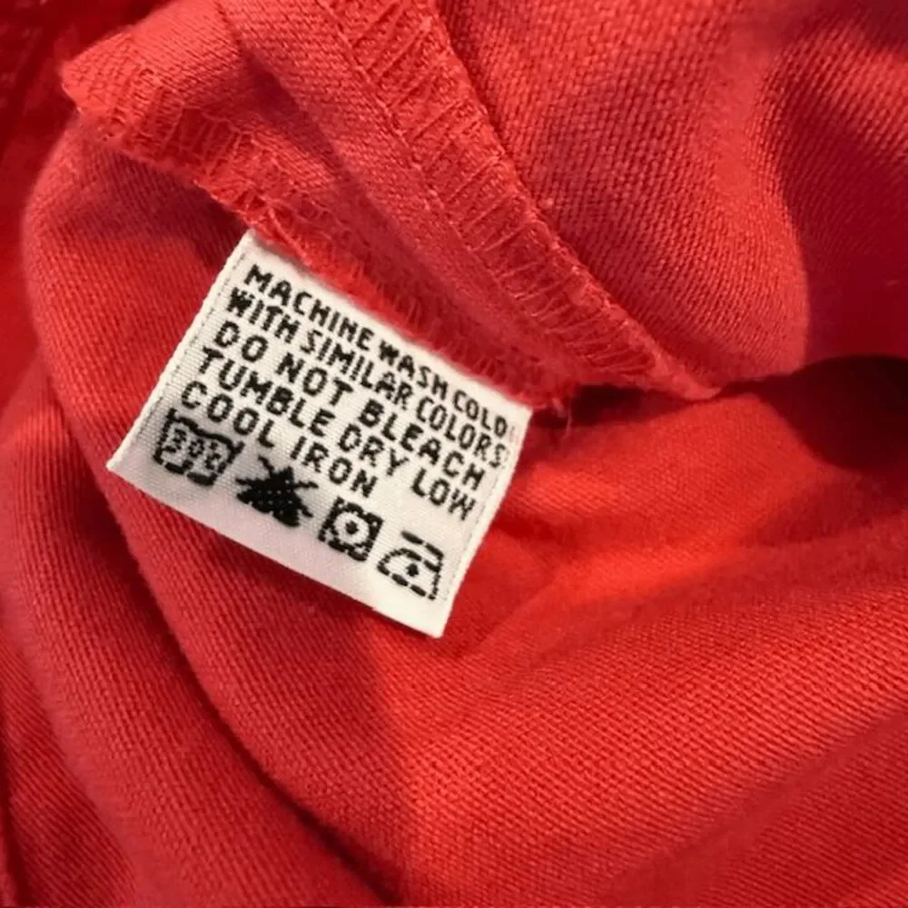 Tommy Bahama Flat Front Trouser Shorts Stretch Deep Coral Color Pockets Size 6‎